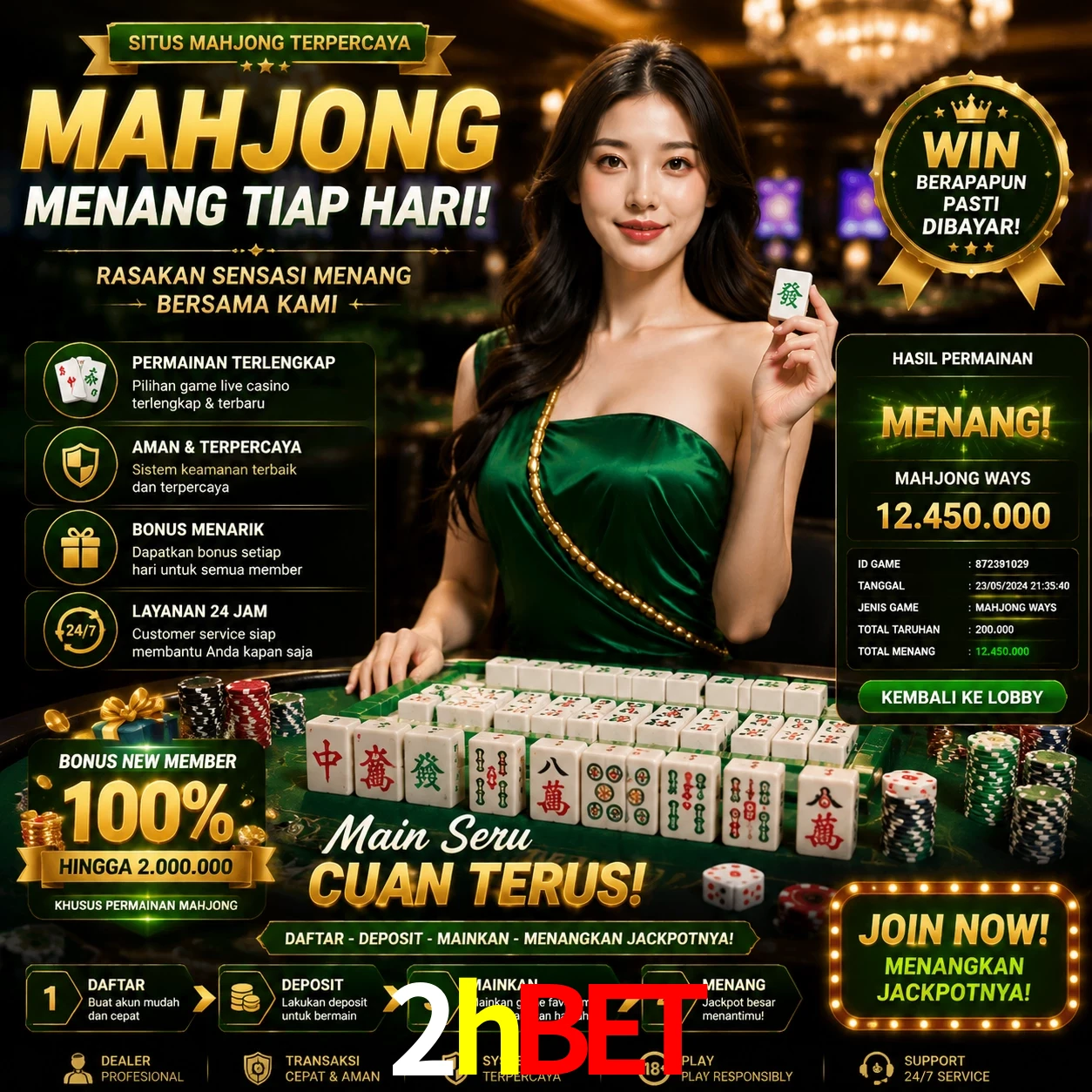Cashback VIP 2hbet - reembolso semanal
